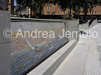 Piazza San Cosimato Fountain of the Diver | Andrea Jemolo