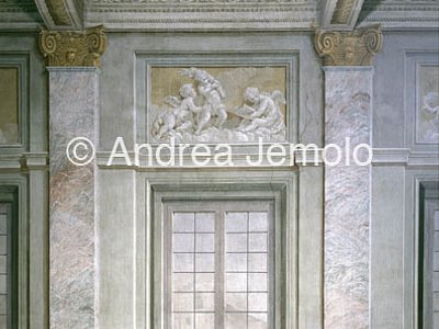 Santa Caterina da Siena Oratory - Detail - Tromple d' oeil | Andrea Jemolo