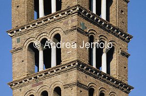 Santa Maria in Cosmedin Bell tower- Detail | Andrea Jemolo