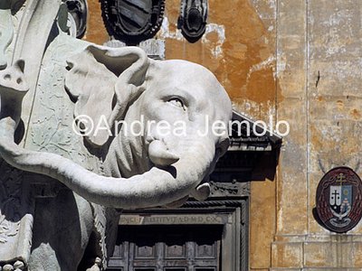 Elephant and obelisk Detail | Andrea Jemolo