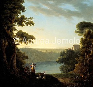 Altieri palace View of the lake of Nemi | Andrea Jemolo