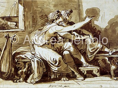 Collezione privata L'origine della Pittura | Andrea Jemolo