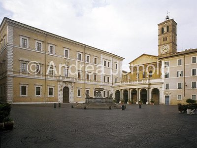 Basilica di Santa Maria in Trastevere Insieme della piazza | Andrea Jemolo