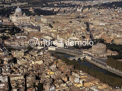 Fotografia Aerea - Area Castel Sant' Angelo, San Pietro - Quartiere rinascimentale  | Andrea Jemolo