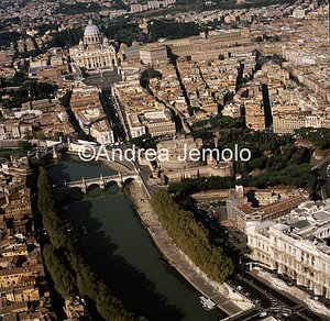 Aerial Photography - Area Castel Sant' Angelo, San Pietro - Renaissance Quarter  | Andrea Jemolo