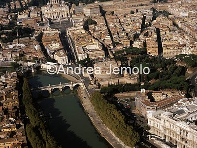 Fotografia Aerea - Area Castel Sant' Angelo, San Pietro - Quartiere rinascimentale  | Andrea Jemolo