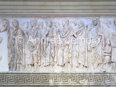Ara Pacis Augustae Corteo personaggi della Casa Imperiale | Andrea Jemolo