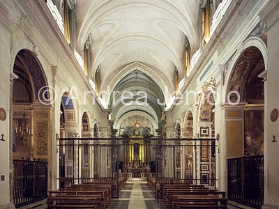 Chiesa della Trinità dei Monti Navata verso l' altare | Andrea Jemolo