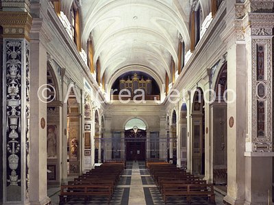 Chiesa della Trinità dei Monti Navata verso la controfacciata | Andrea Jemolo