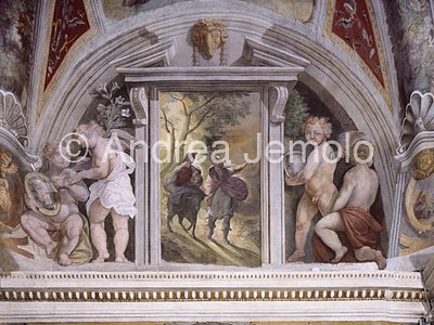Trinità dei Monti Bonfil chapel - lunetta - right wall | Andrea Jemolo