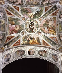 Trinità dei Monti Bonfil chapel - vault - Four Evangelists | Andrea Jemolo