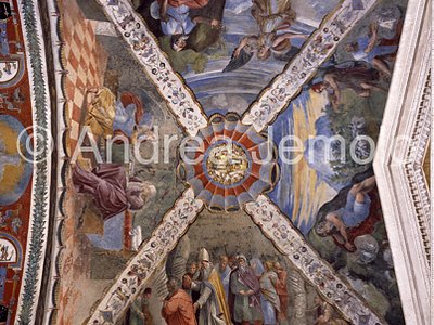 Chiesa della Trinità dei Monti Cappella Turchi - volta - Storie di Gioacchino e Anna | Andrea Jemolo