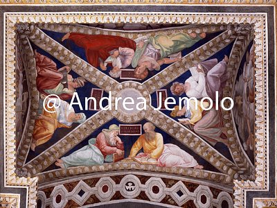 Chiesa della Trinità dei Monti Cappella di San Michele - volta - Sibille e Profeti | Andrea Jemolo