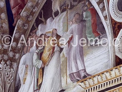 Chiesa della Trinità dei Monti Cappella di San Michele - Scene della leggenda del Monte Gargano | Andrea Jemolo