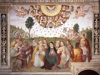 Chiesa della Trinità dei Monti Cappella Guerrieri - Pentecoste | Andrea Jemolo