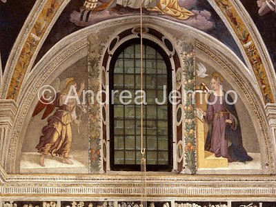 Chiesa della Trinità dei Monti Cappella Guerrieri - lunetta - Annunciazione | Andrea Jemolo