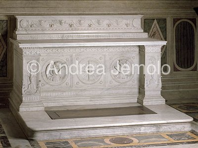 Trinità dei Monti Chapel Guerrieri - lunetta with altar | Andrea Jemolo