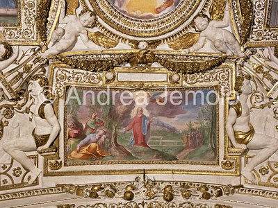 Chiesa della Trinità dei Monti Cappella Cecilia Caetani Orsini - volta - Preghiera nell'orto | Andrea Jemolo