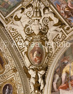 Trinità dei Monti Chapel Cecilia Caetani Orsini - vault - detail of plasters | Andrea Jemolo