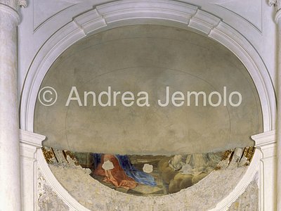 San Carlo alle Quattro Fontane Rests of the fresco in Counter-Facade | Andrea Jemolo