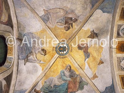 Chiesa della Trinità dei Monti Cappella Marciac - volta - Davide, Daniele, Geremia, Isaia | Andrea Jemolo