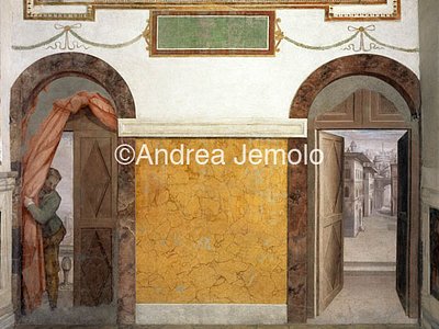 Chiesa della Trinità dei Monti Cappella Altoviti - Tromple d'0eil | Andrea Jemolo