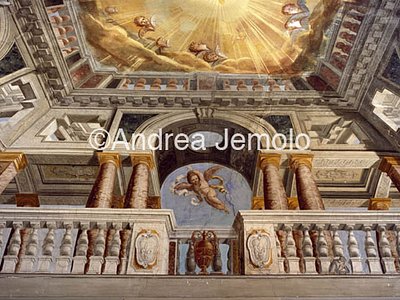 Trinità dei Monti - Monastery Hall of Glory - North side | Andrea Jemolo