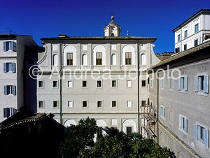 San Carlo alle Quattro Fontane Courtyard - General view | Andrea Jemolo
