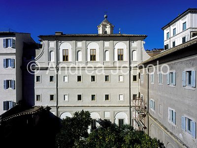 San Carlo alle Quattro Fontane Courtyard - General view | Andrea Jemolo