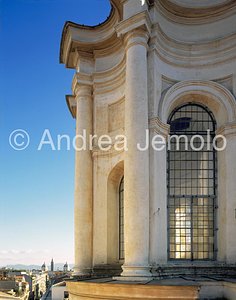 San Carlo alle Quattro Fontane Lantern from north - Detail | Andrea Jemolo