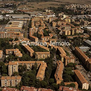 Quarter INA casa Torre Spaccata Aerial photograph | Andrea Jemolo