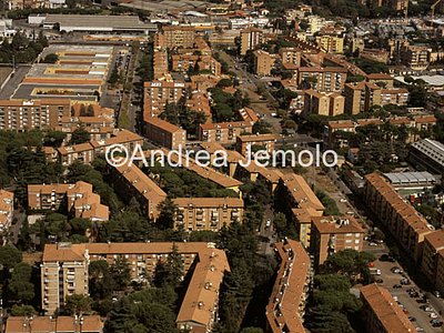 Quarter INA casa Torre Spaccata Aerial photograph | Andrea Jemolo