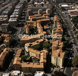 Quarter INA casa Tiburtino Aerial photograph | Andrea Jemolo