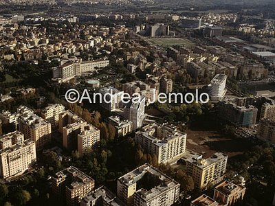 Housing estate in Viale Giustiniano Imperatore Aerial Photograph | Andrea Jemolo