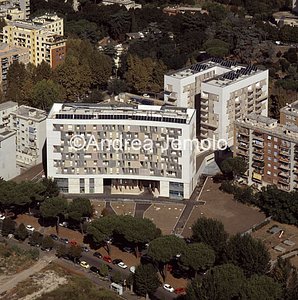 Housing estate in Viale Giustiniano Imperatore Aerial Photograph | Andrea Jemolo