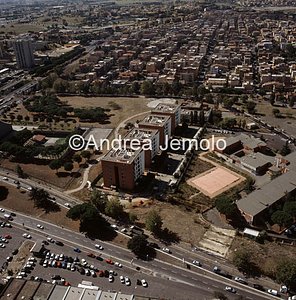 Buildings in via Aspertini Amico Aerial Photograph | Andrea Jemolo