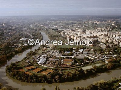 Area of the bend of Tiber Aerial Photograph | Andrea Jemolo