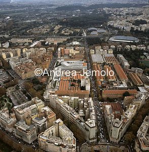 MAXXI - National Museum of the Arts of the XXI century Aerial Photograph | Andrea Jemolo