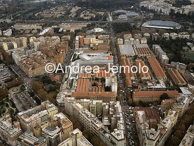 MAXXI - Museo nazionale delle Arti del XXI secolo Fotografia aerea | Andrea Jemolo