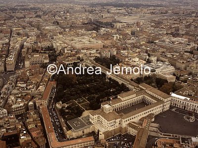 Piazza del Quirinale Aerial photograph | Andrea Jemolo