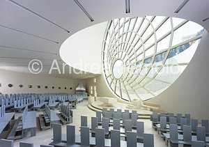 Church of the Holy Face of Jesus Interior of the church with glass door | Andrea Jemolo