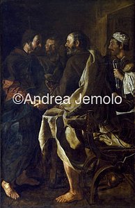 St. Peter Supper of Emmaus | Andrea Jemolo