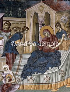 Kraljeva crkva - Saints Joachim and Anne Birth of Mary - Detail | Andrea Jemolo
