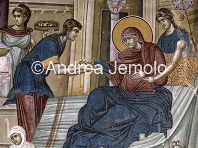 Kraljeva crkva - Saints Joachim and Anne Birth of Mary - Detail | Andrea Jemolo