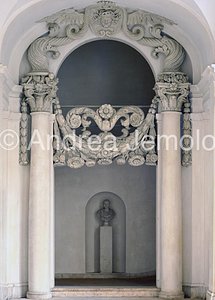 Palazzo Carpegna Frieze of the Portico | Andrea Jemolo