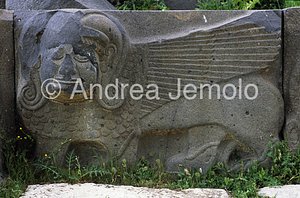 Temple Lion graven on the wall | Andrea Jemolo