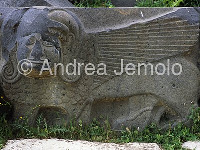 Tempio Leone scolpito sul muro | Andrea Jemolo