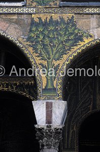 Great Mosque - Mosque of the Omayyadi Western portico - musive decoration - detail | Andrea Jemolo