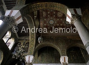 Great Mosque - Mosque of the Omayyadi Hallway toward the Western portico - musive decoration | Andrea Jemolo