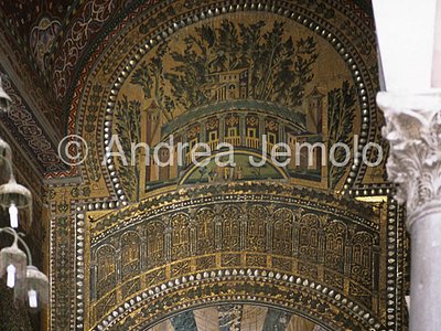 Great Mosque - Mosque of the Omayyadi Hallway toward the Western portico - musive decoration | Andrea Jemolo
